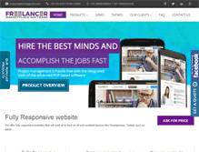 Tablet Screenshot of freelancer-clone.com